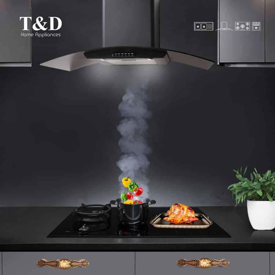 هود آشپزخانه تی اند دی مدل TD01E